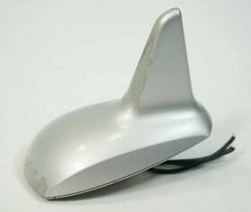 Mercedes-benz 2218205975 07-2013 W221 S550 S600 S63 Shark Fin Radio Antenna Mast Silver Cut Wire