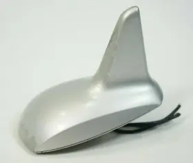 2218205975 Mercedes-benz 07-2013 W221 S550 S600 S63 Shark Fin Radio Antenna Mast Silver Cut Wire