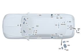 Mercedes-benz 223-905-11-09 Genuine Mercedes-benz Antenna