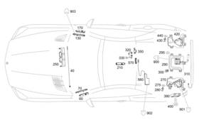 Mercedes-benz 231-905-52-02 Genuine Mercedes-benz Antenna