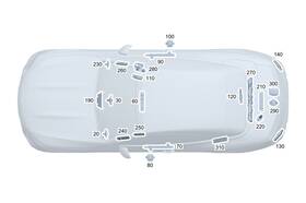 Mercedes-benz 236-905-75-00 Genuine Mercedes-benz Antenna Amplifier