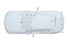 236-905-75-00 Mercedes-benz Genuine Antenna Amplifier