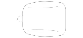 238-827-01-00-9040 Mercedes-benz Genuine Antenna Assembly Cover