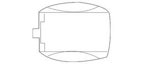 Mercedes-benz 238-827-01-00-9149 Genuine Mercedes-benz Antenna Cover