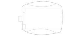 Mercedes-benz 238-827-01-00-9197 Genuine Mercedes-benz Antenna Cover