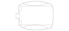 238-827-01-00-9999 Mercedes-benz Genuine Antenna Cover