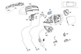 Mercedes-benz 238-905-25-00 Genuine Mercedes-benz Antenna