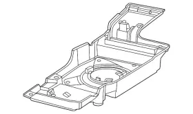243-545-91-00 Mercedes-benz Genuine Rear Bracket