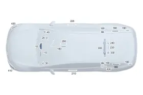 295-905-63-00 Mercedes-benz Genuine Antenna