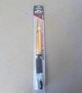 Metra 086429404742 New - Replacement 5.5 Inch Universal Gold Bullet Antenna Mast Free Shipping