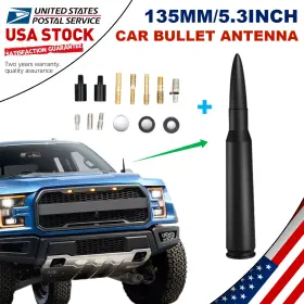 22876544-zcr1003 Mgt 5.3 Inch Car Radio Antenna Mast Black Fits For Jeep Wrangler Jk/jl Gladiator
