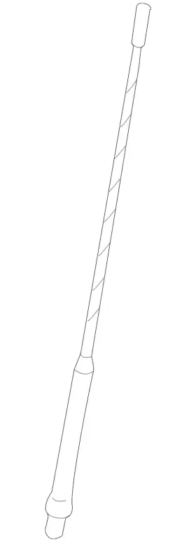 65-20-9-803-852 Mini Genuine Antenna Mast