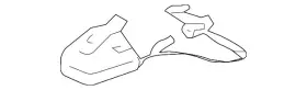 8723a184 Mitsubishi Genuine Antenna Base