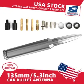 86337-af011 Modigt 86337af011 5.3inch Silver Bullet Am/fm Antenna Conversion Kit For 2001-2006 Toyota Sequoia