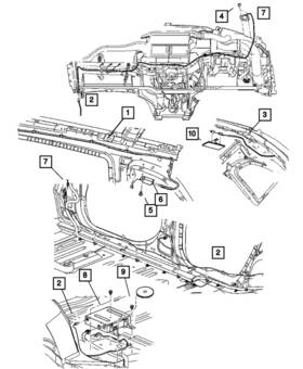 Mopar 04685913ad Genuine Antenna Cable 4685913ad
