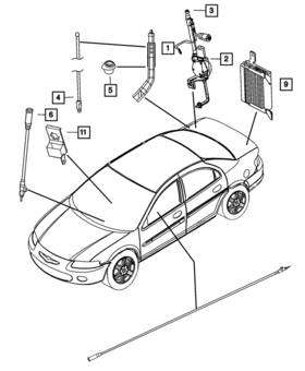 Mopar 04760939ad Genuine Power Antenna Export 4760939ad