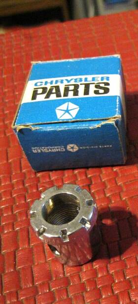 Mopar 2580407 Nos 1965 C-body Antenna Mast Cap Nut