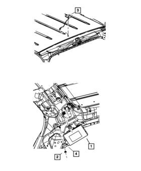 Mopar 5064766aa Genuine Satellite Antenna