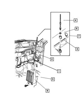Mopar 56007461 Genuine Antenna Adapter