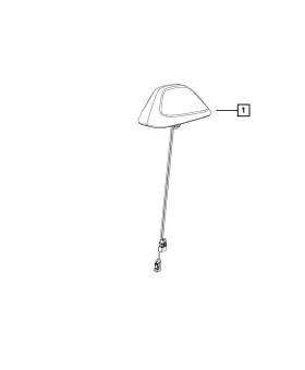 5lq48kfsab Mopar Genuine Base Cable And Bracket Antenna