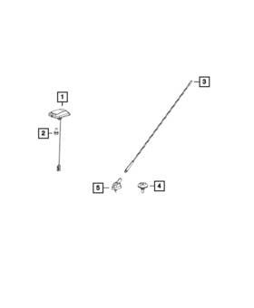 Mopar 68209536aa Genuine Radio Plug