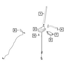 Mopar 68267751aa For Jeep Renegade 2016-2018 Antenna Harness