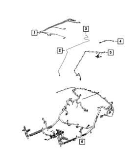 Mopar 68309730ab Genuine Antenna Cable