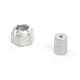 Zss963 National Speed Automotive Supply Billet Nut For Flush Mount Antenna Pacdnut Muscle Street Rat Hot Rod