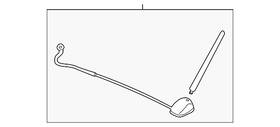 Nissan 28208-1aa0e Genuine Antenna Assembly