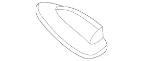 28228-5ea0b Nissan Genuine Radio Antenna Cover