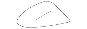 Nissan 28228-6gr0a Genuine Radio Antenna Cover