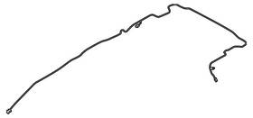 Nissan 28243-1la1b Genuine Antenna Cable
