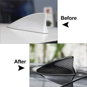 Nomura 422110501084 Carbon Fiber Shark Fin Antenna Cover Fits For Lexus Ls Lx Es Is Nx Rx Rc Etc