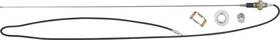 Oer Authorized Mn1400 1971-74 Dodge B-body With Fixed Mast Front Fender Antenna Set