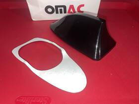 Omac 9600025 Universal Car Shark Fin Antenna Roof Radio Am/fm Signal Aerial Accessories Black