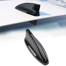 Onlyonee 550756458117 Exterior Shark Fin Antenna Cover Radio Trim Black For Honda Civic 11th 22-later