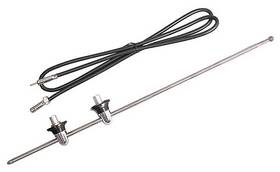 Oval Industries Tr18813u2 1948-72 F-series Truck Universal Stainless Steel Side Mount Antenna 2-post