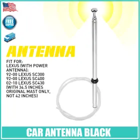 Chs-msaldn-ntm0017 Oxilam For Lexus Sc300 Sc430 Sc400 Power Antenna Aerial Mast Oe Replacement Cord Kit Us
