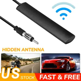 Qctx-3m-exg Oxilam Universal Hidden Antenna Car Radio Stereo Stealth Fm Am For Vehicle Truck Boat