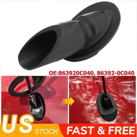 Txdz-tundra-07-13 Oxilam Manual Radio Antenna Base Bezel For 2007-2013 Tundra 2011-2014 Toyota Sienna Usa