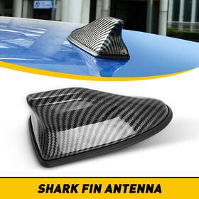Oxilam Wwd-pxd-45670 Carbon Fiber 16cm Car Shark Fin Antenna Cover Signal Aerial Roof Top