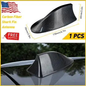 Wwd-xpd-86556 Oxilam Carbon Fiber Antenna Cover Shark Fin Radio Fm/am Signal Booster Car Auto Replace