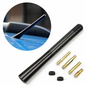 Wwd-xpd-86557 Oxilam For Truck Boat Motorcycle Mini Short Car Radio Stereo Antenna Stealth Fm Am 4.7 Inch