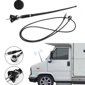 Peakparts 761344543041 16 Inch Roof Fender Car Auto Stereo Fm And Am Radio Amplified Signal Antenna Universal