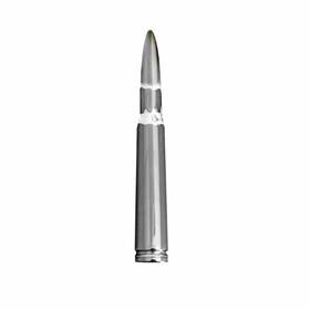 Recon Truck Accessories Mlx-rec264ant50ch-cl360a50 Antenna .50 Cal Bullet Shaped Extended Range Aluminum 8in Chrome