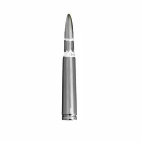 Mlx-rec264ant50ch-cl360a50 Recon Truck Accessories Antenna .50 Cal Bullet Shaped Extended Range Aluminum 8in Chrome