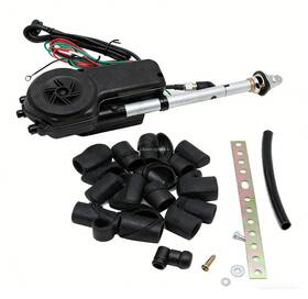 Red Wolf 769894715444 Electric Power Antenna Am Fm Radio Mast 12v For Nissan Honda Acura Mercedes-benz
