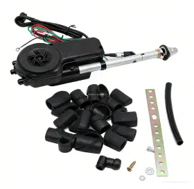 Red Wolf 769894715444 Electric Power Antenna Am Fm Radio Mast 12v For Nissan Honda Acura Mercedes-benz