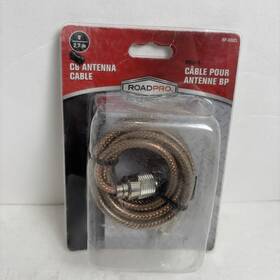 Roadpro Rp-8x9cl Cb Radio Antenna Cable Coaxial 9 Ft. Soldered Pl 259