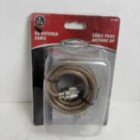 Rp-8x9cl Roadpro Cb Radio Antenna Cable Coaxial 9 Ft. Soldered Pl 259